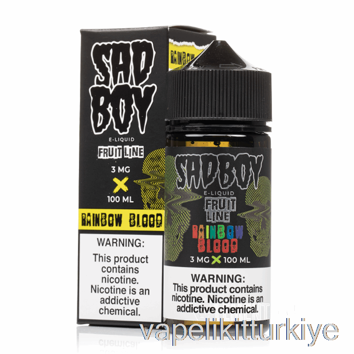 Elektronik Sigara Kalemi Vape Mate Gökkuşağı Kanı - Sadboy - 100ml 0mg